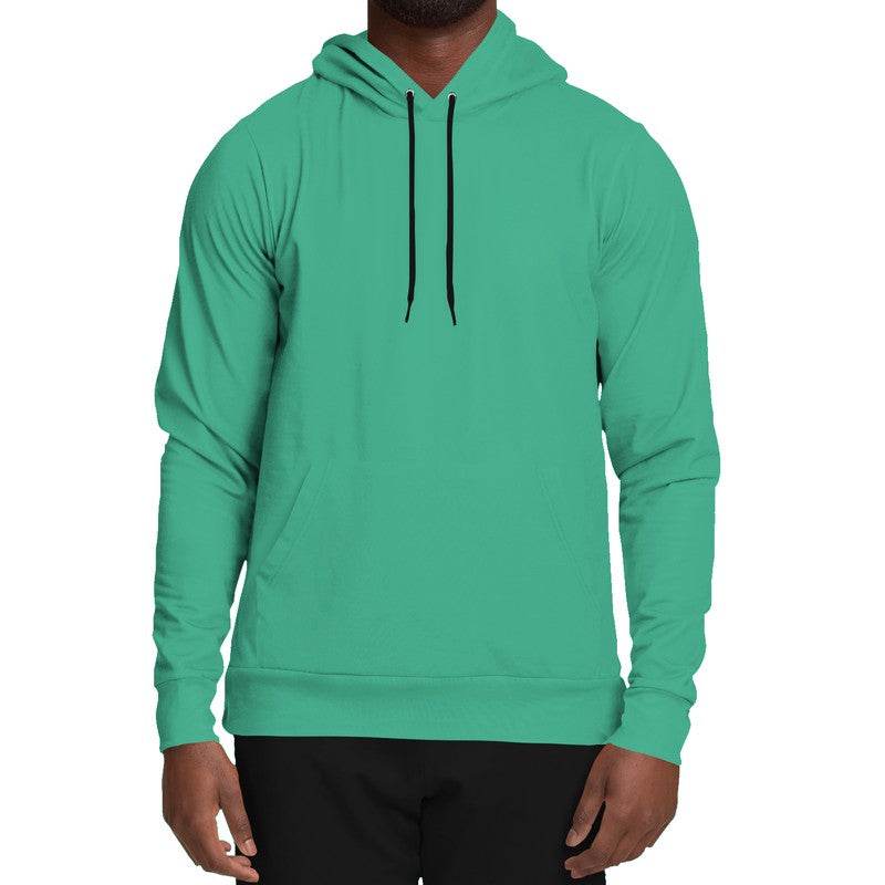 Medium Clear Blue-Green Hoodie (BGG1-CL-ME) - Man Front