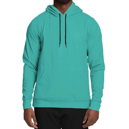 Medium Clear Blue-Green Hoodie (CBG3-CL-ME) - Man Front