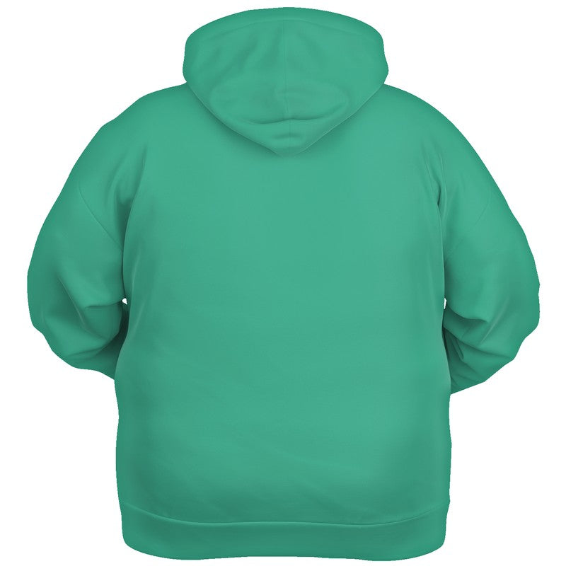 Medium Clear Blue-Green Hoodie PLUS (BGG1-CL-ME) - Ghost Back PLUS