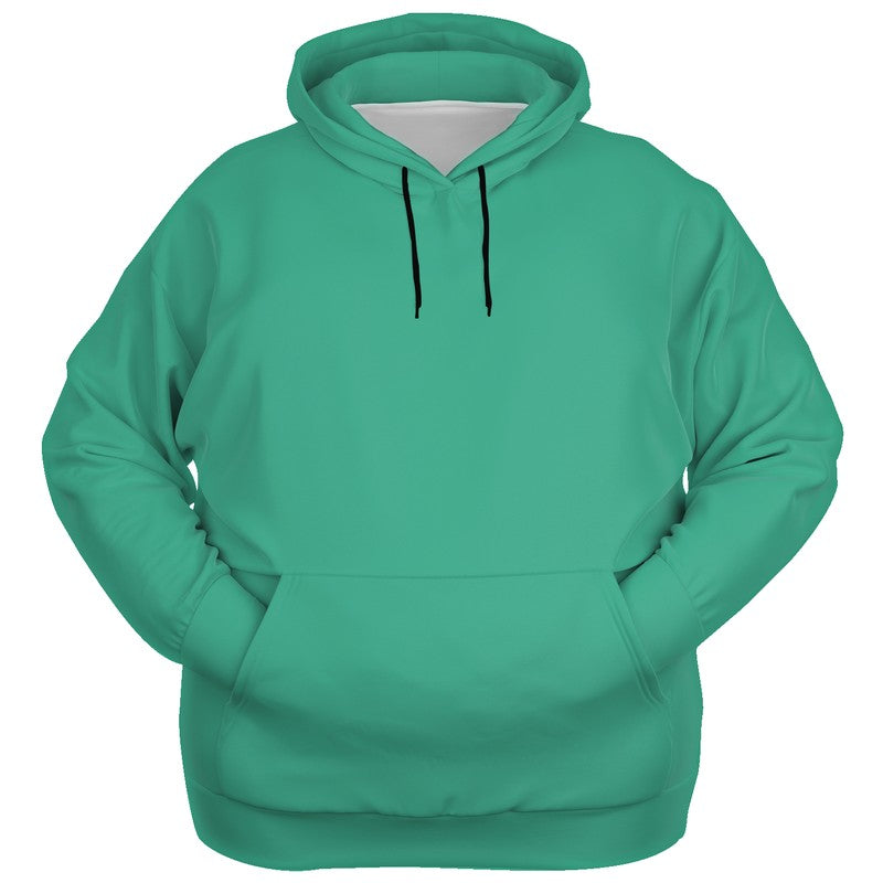 Medium Clear Blue-Green Hoodie PLUS (BGG1-CL-ME) - Ghost Front PLUS