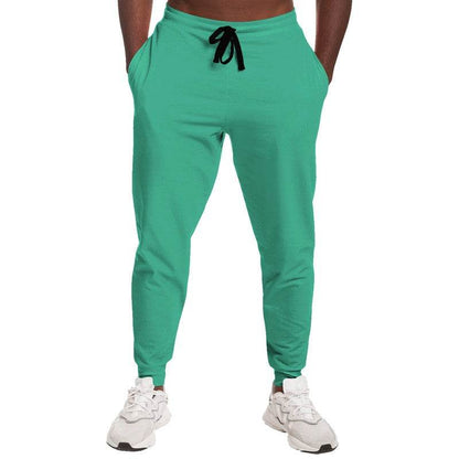 Medium Clear Blue-Green Joggers (BGG1-CL-ME) - Man Front