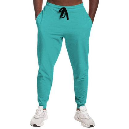 Medium Clear Blue-Green Joggers (CBG2-CL-ME) - Man Front