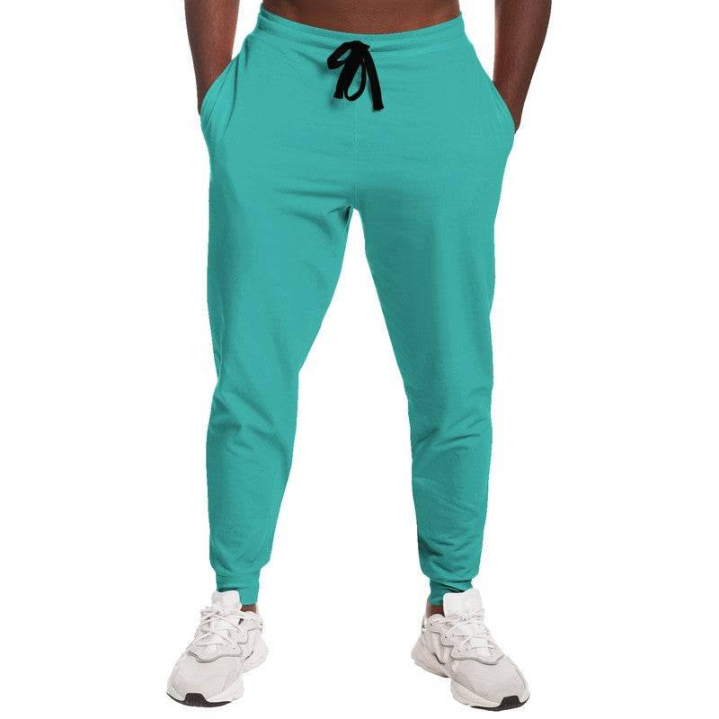 Medium Clear Blue-Green Joggers (CBG3-CL-ME) - Man Front
