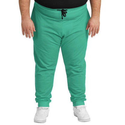 Medium Clear Blue-Green Joggers PLUS (BGG1-CL-ME) - Man Front PLUS