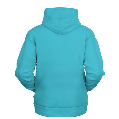 Medium Clear Cyan Hoodie (C-CL-ME) - Ghost Back