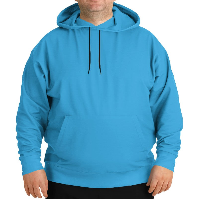 Medium Clear Cyan Hoodie PLUS (BC1-CL-ME) - Man Front PLUS