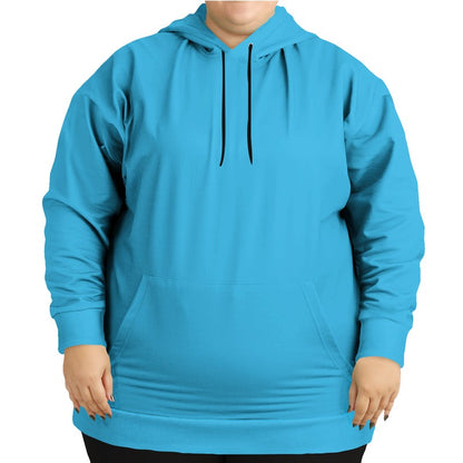 Medium Clear Cyan Hoodie PLUS (BC2-CL-ME) - Woman Front PLUS
