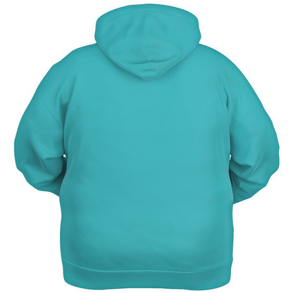Medium Clear Cyan Hoodie PLUS (CBG1-CL-ME) - Ghost Back PLUS