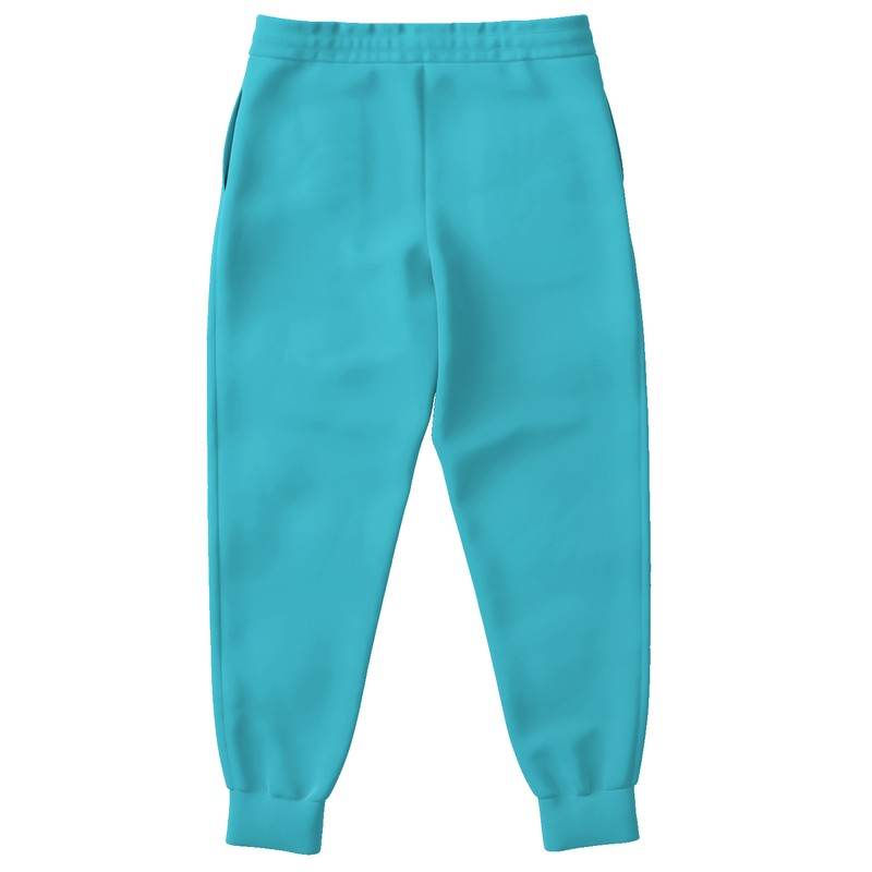 Medium Clear Cyan Joggers (C-CL-ME) - Back