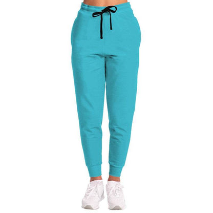Medium Clear Cyan Joggers (C-CL-ME) - Woman Front