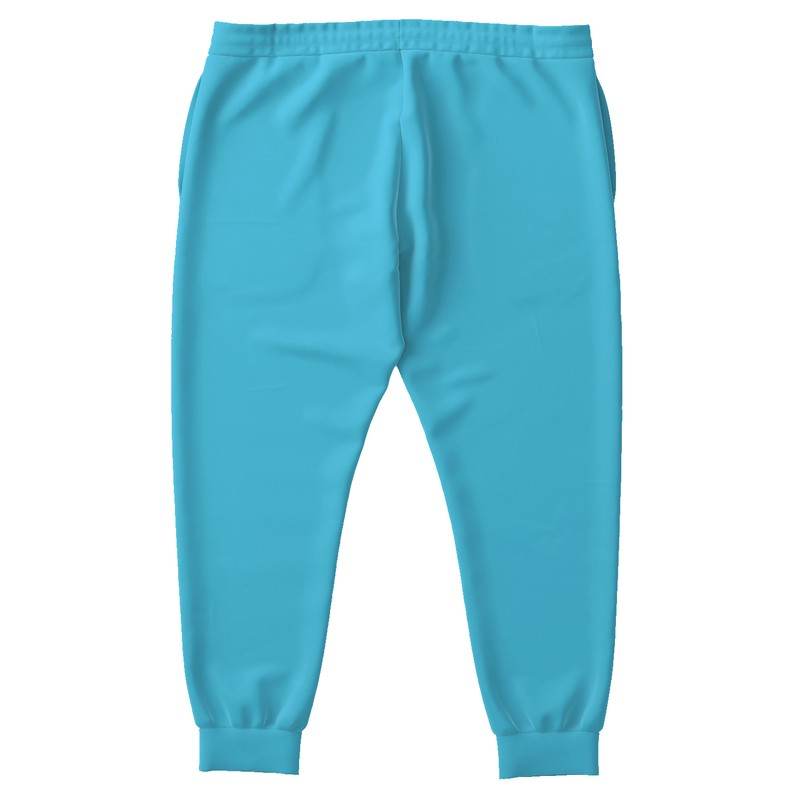 Medium Clear Cyan Joggers PLUS (BC3-CL-ME) - Back PLUS