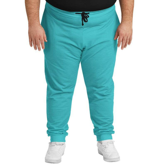 Medium Clear Cyan Joggers PLUS (CBG1-CL-ME) - Man Front PLUS