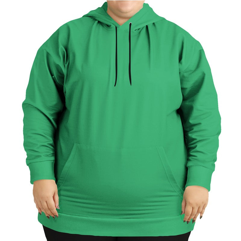 Medium Clear Green Hoodie PLUS (BGG3-CL-ME) - Woman Front PLUS
