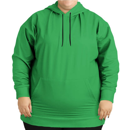 Medium Clear Green Hoodie PLUS (G-CL-ME) - Woman Front PLUS