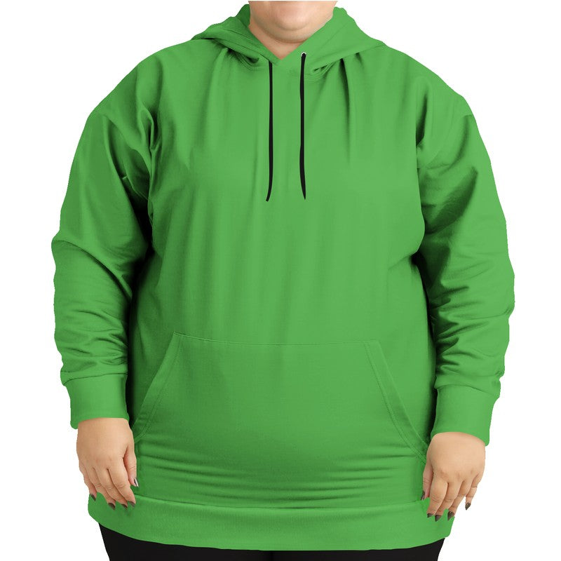 Medium Clear Green Hoodie PLUS (GL1-CL-ME) - Woman Front PLUS