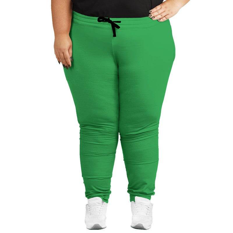 Medium Clear Green Joggers PLUS (G-CL-ME) - Woman Front PLUS