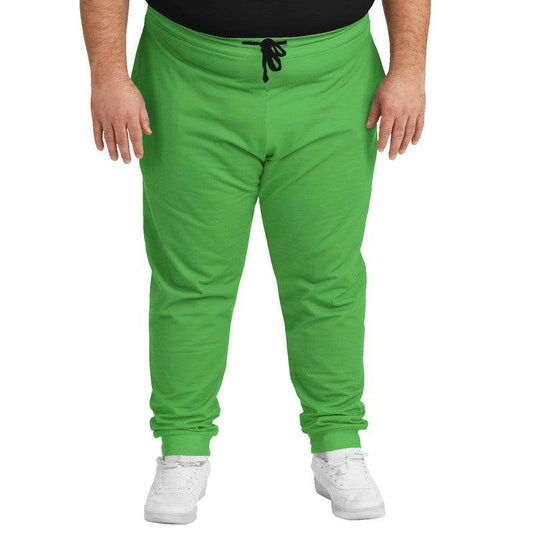 Medium Clear Green Joggers PLUS (GL1-CL-ME) - Man Front PLUS