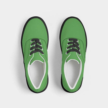 Medium Clear Green Women's Canvas Sneakers (GL1-CL-ME) - Top