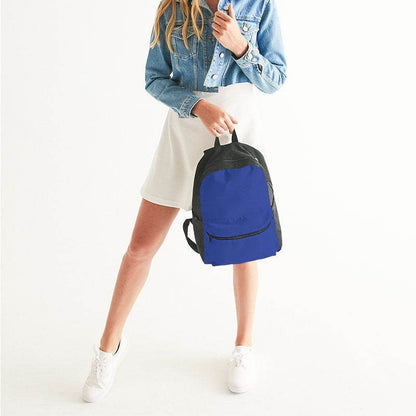 Medium Clear Indigo Canvas Backpack (I-CL-ME) - Woman