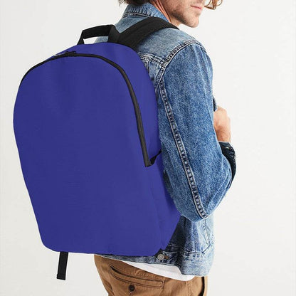 Medium Clear Indigo Waterproof Backpack (PUI3-CL-ME) - Man CloseUp