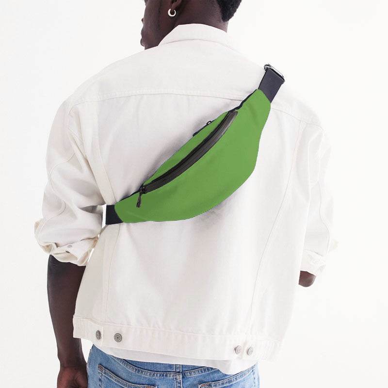 Medium Clear Lime Belt Bag (GL2-CL-ME) - Man Back
