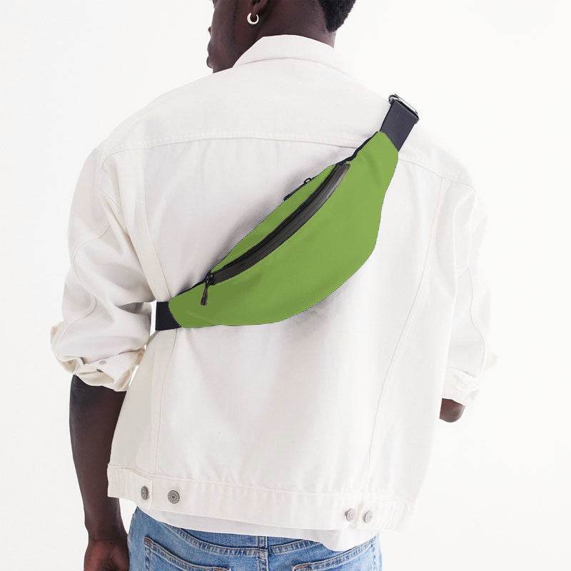 Medium Clear Lime Belt Bag (GL3-CL-ME) - Man Back
