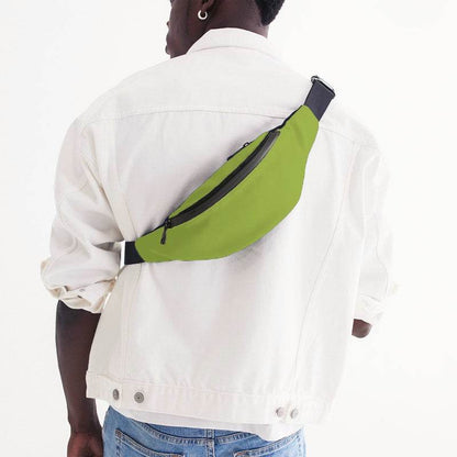 Medium Clear Lime Belt Bag (L-CL-ME) - Man Back
