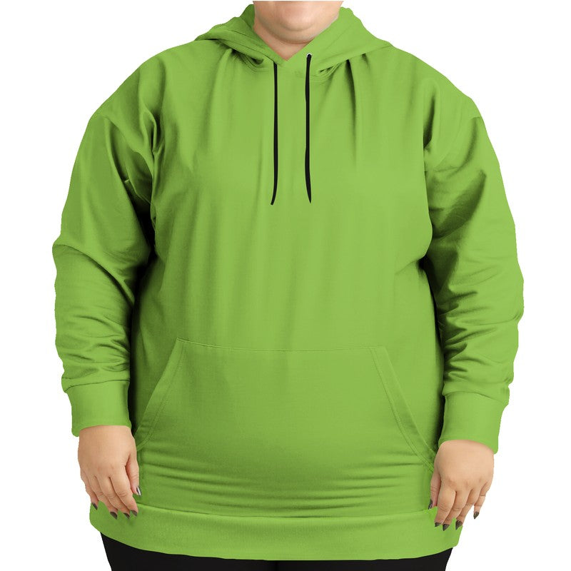 Medium Clear Lime Hoodie PLUS (GL3-CL-ME) - Woman Front PLUS