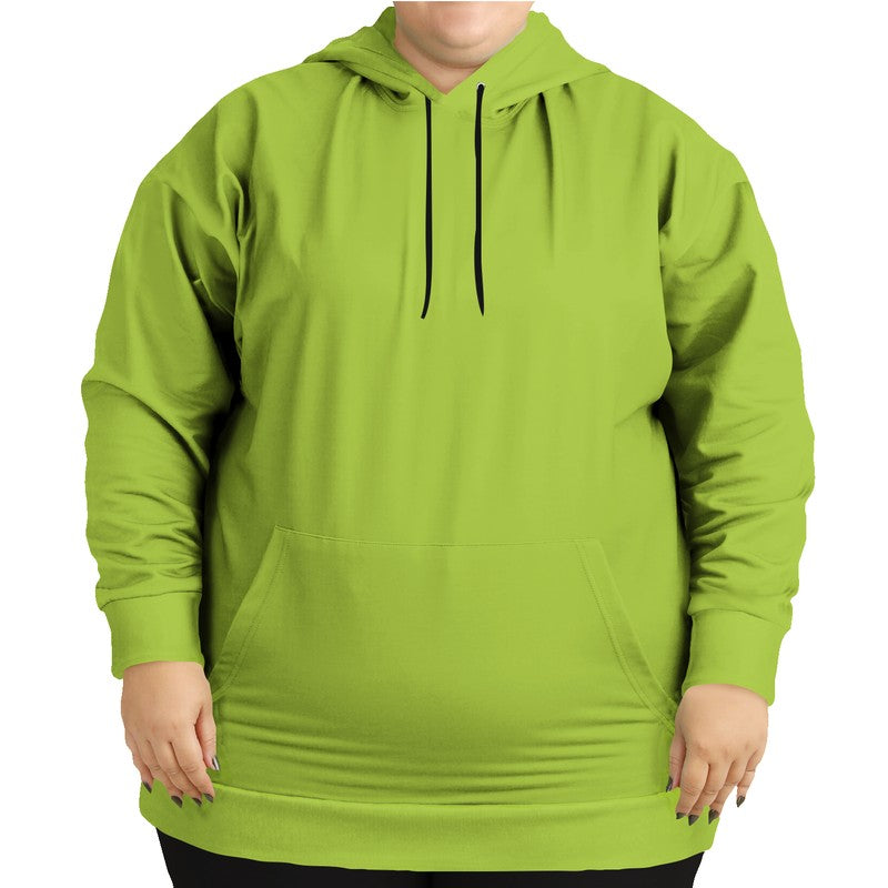 Medium Clear Lime Hoodie PLUS (L-CL-ME) - Woman Front PLUS