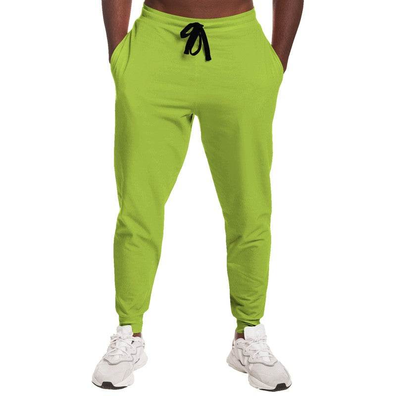 Medium Clear Lime Joggers (L-CL-ME) - Man Front