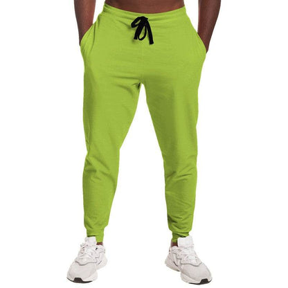 Medium Clear Lime Joggers (L-CL-ME) - Man Front