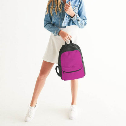 Medium Clear Magenta Canvas Backpack (PIM2-CL-ME) - Woman