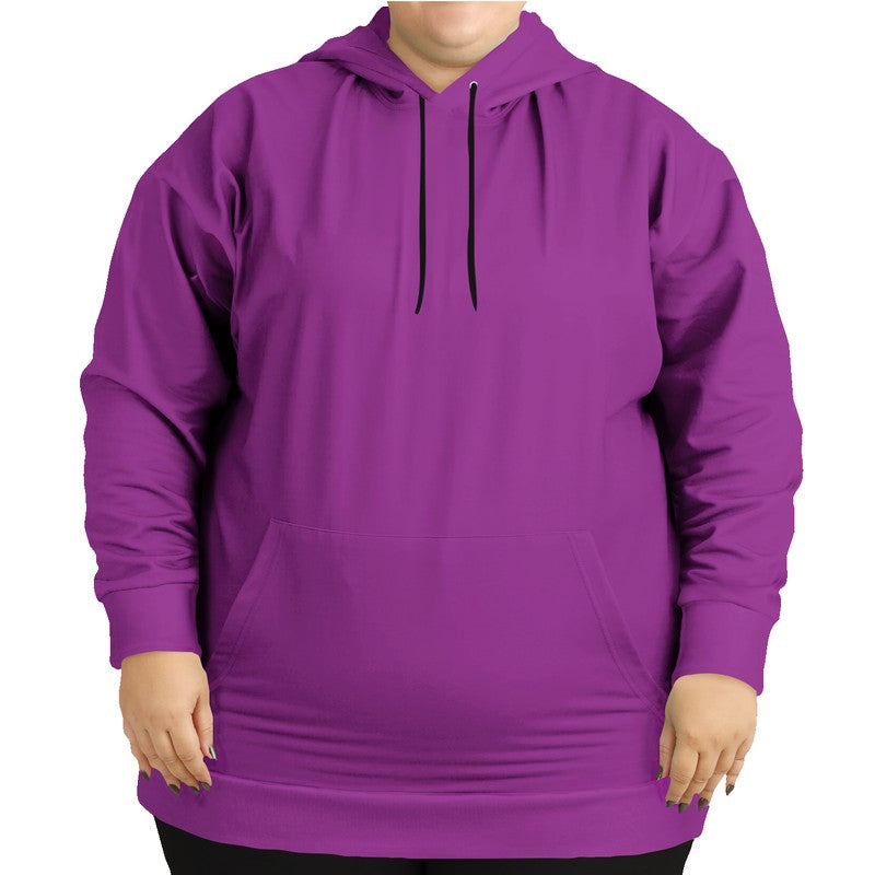 Medium Clear Magenta Hoodie PLUS (M-CL-ME) - Woman Front PLUS