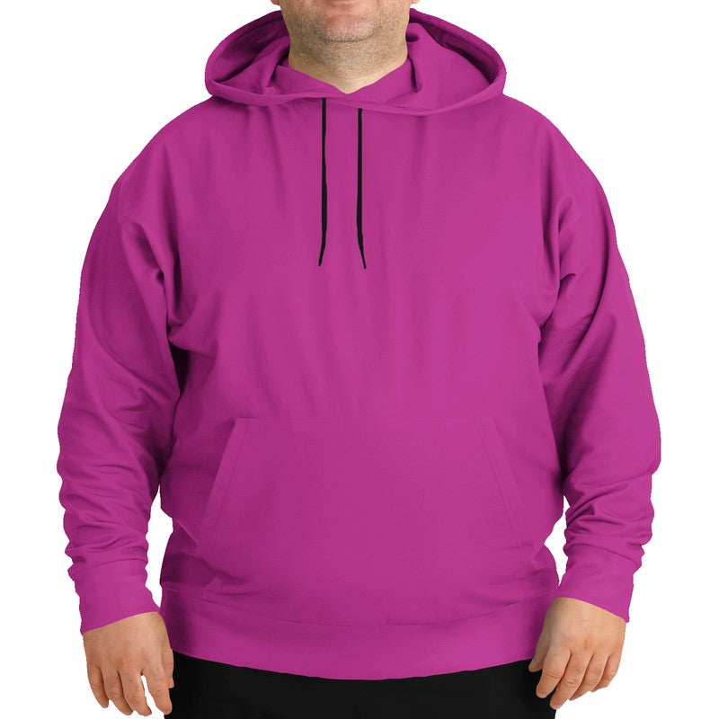 Medium Clear Magenta Hoodie PLUS (PIM2-CL-ME) - Man Front PLUS