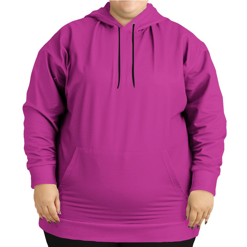Medium Clear Magenta Hoodie PLUS (PIM2-CL-ME) - Woman Front PLUS