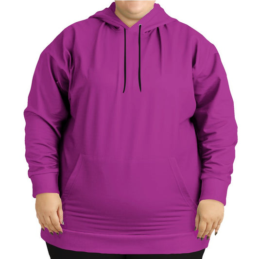 Medium Clear Magenta Hoodie PLUS (PIM3-CL-ME) - Woman Front PLUS