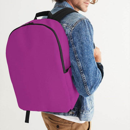 Medium Clear Magenta Waterproof Backpack (PIM3-CL-ME) - Man CloseUp