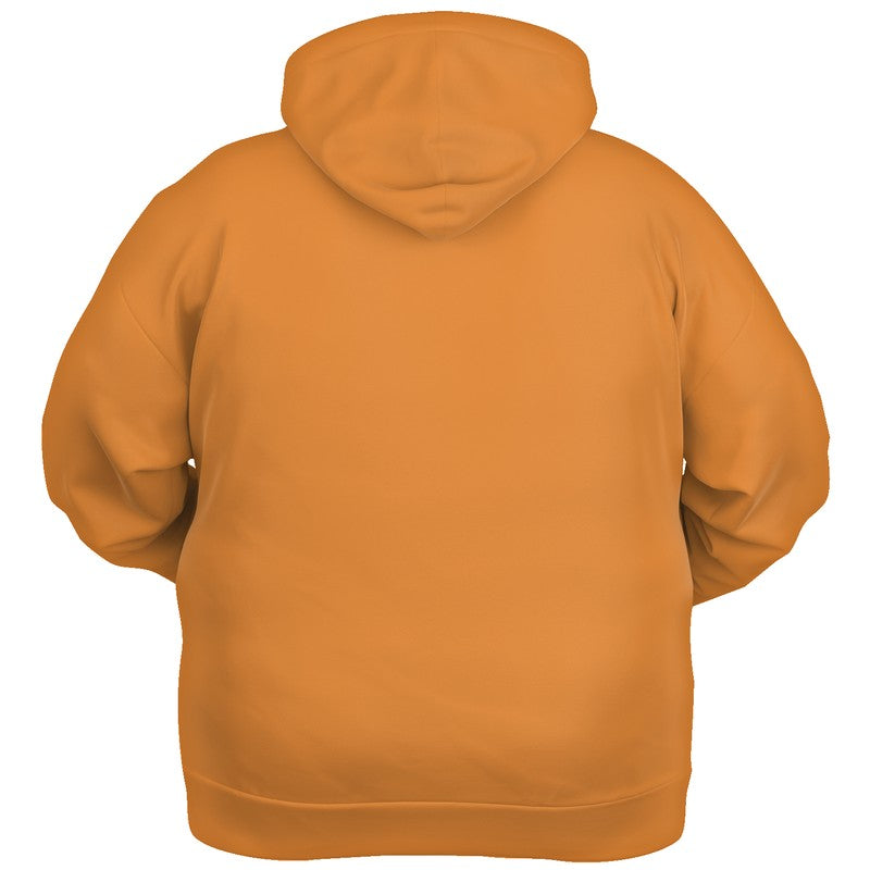 Medium Clear Orange Hoodie PLUS (O-CL-ME) - Ghost Back PLUS