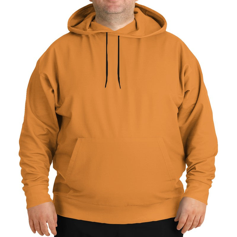 Medium Clear Orange Hoodie PLUS (O-CL-ME) - Man Front PLUS