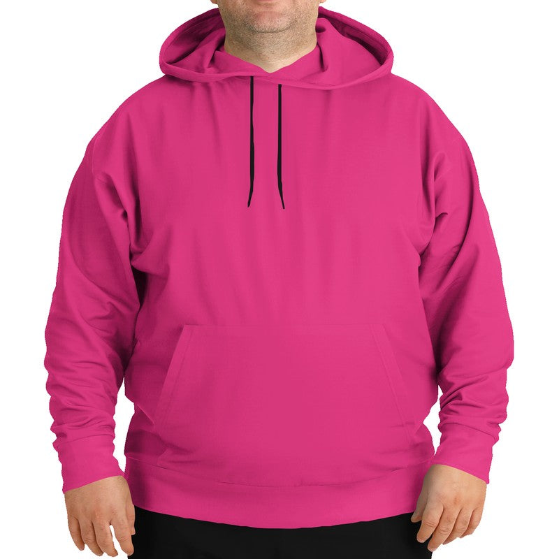 Medium Clear Pink Hoodie PLUS (PI-CL-ME) - Man Front PLUS