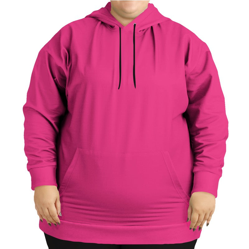 Medium Clear Pink Hoodie PLUS (PI-CL-ME) - Woman Front PLUS