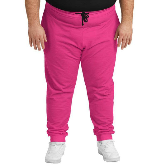 Medium Clear Pink Joggers PLUS (PI-CL-ME) - Man Front PLUS