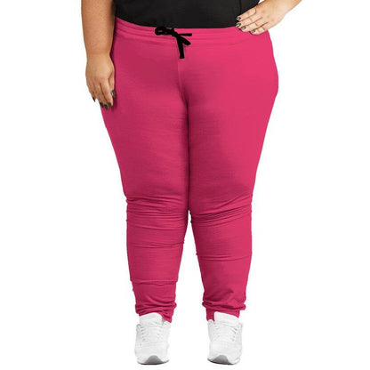 Medium Clear Pink Joggers PLUS (RPI3-CL-ME) - Woman Front PLUS