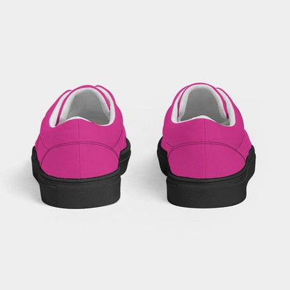 Medium Clear Pink Men's Canvas Sneakers (PIM1-CL-ME) - Back