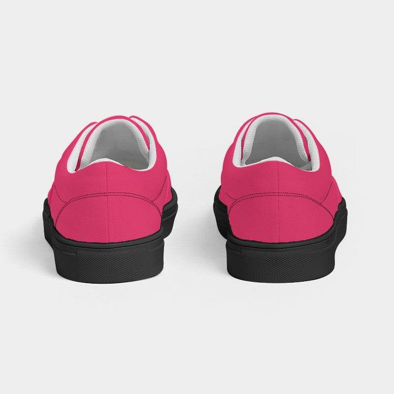 Medium Clear Pink Men's Canvas Sneakers (RPI3-CL-ME) - Back