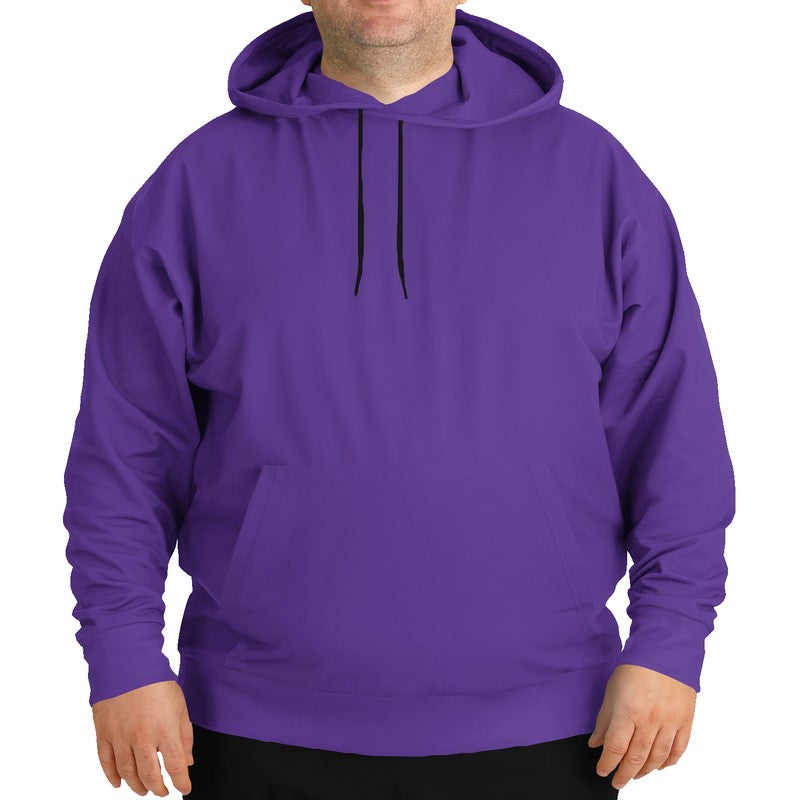 Medium Clear Purple Hoodie PLUS (PU-CL-ME) - Man Front PLUS