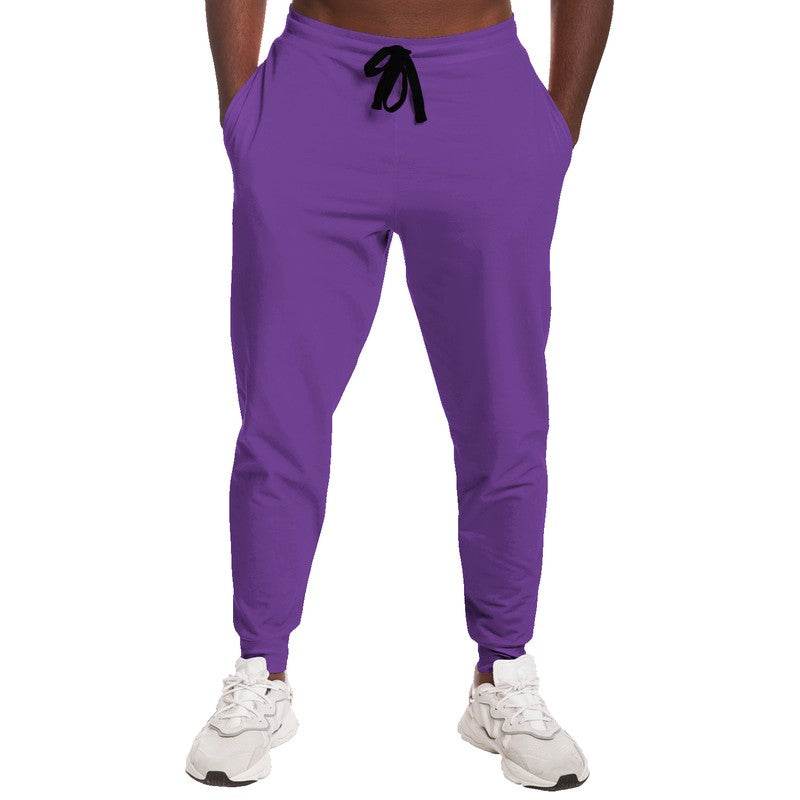 Medium Clear Purple Joggers (MPU3-CL-ME) - Man Front