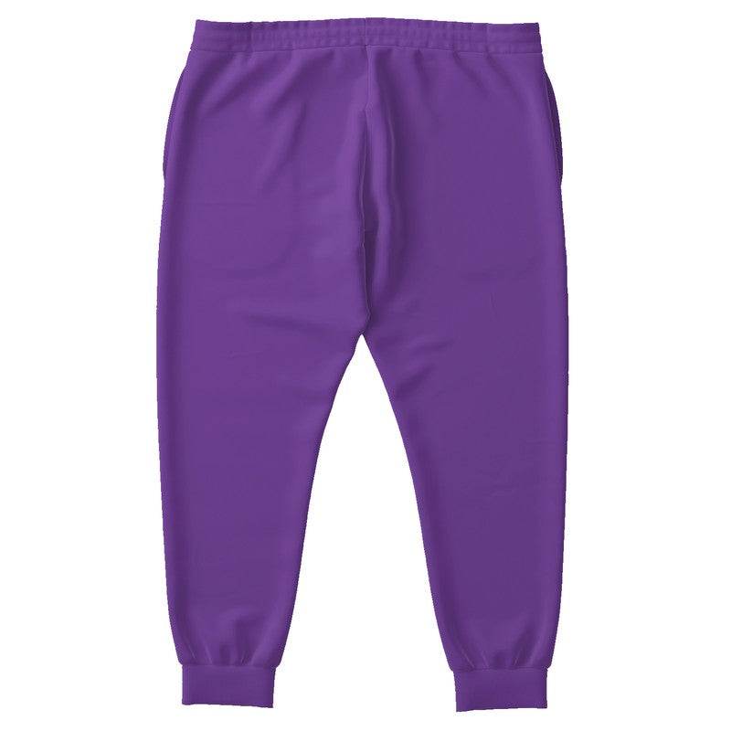 Medium Clear Purple Joggers PLUS (MPU3-CL-ME) - Back PLUS