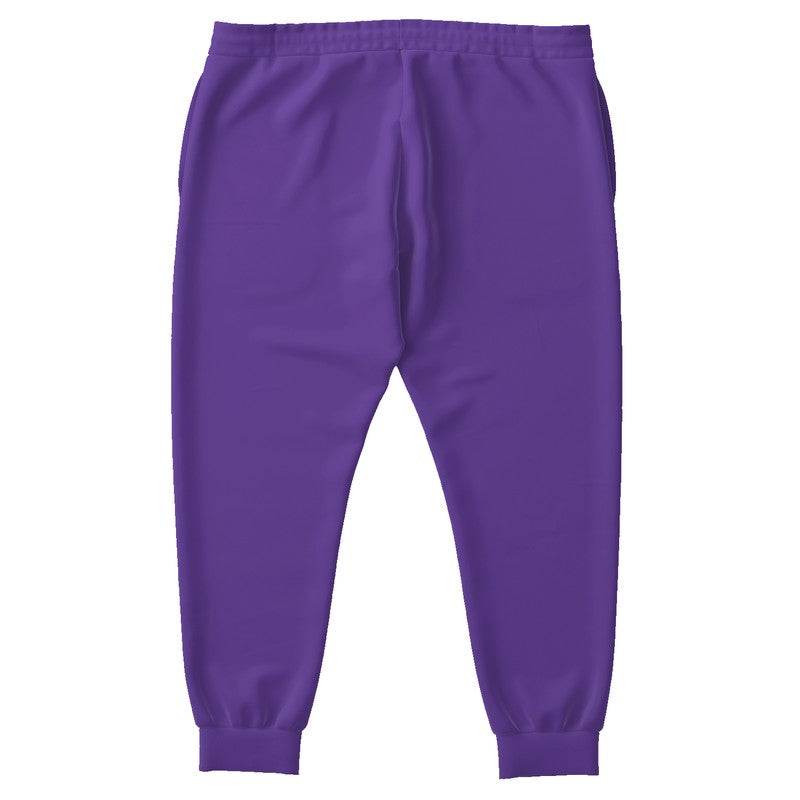 Medium Clear Purple Joggers PLUS (PU-CL-ME) - Back PLUS