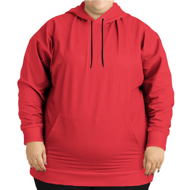 Medium Clear Red Hoodie PLUS (RPI1-CL-ME) - Woman Front PLUS